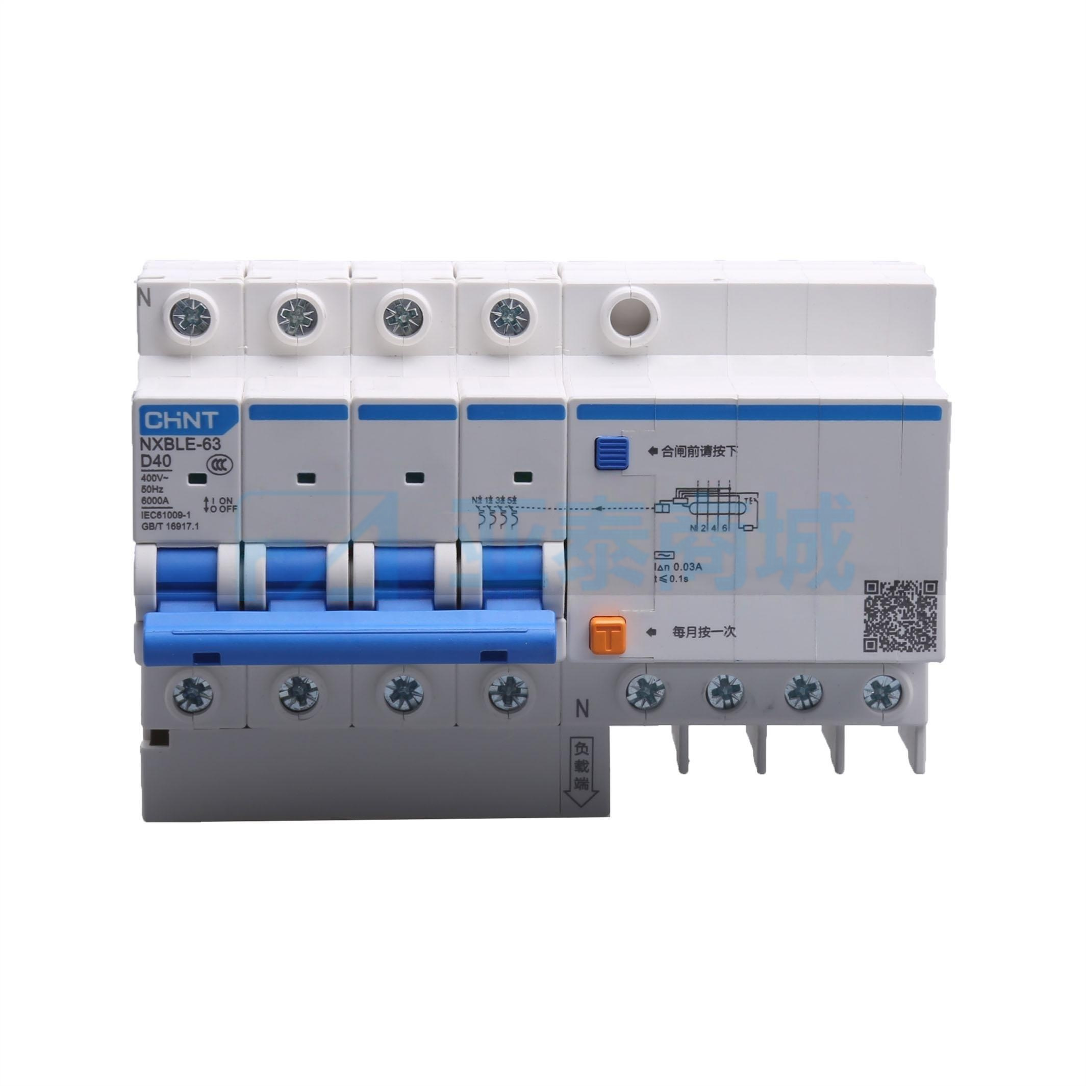 NXBLE-63 4P D40 30mA 6kA
