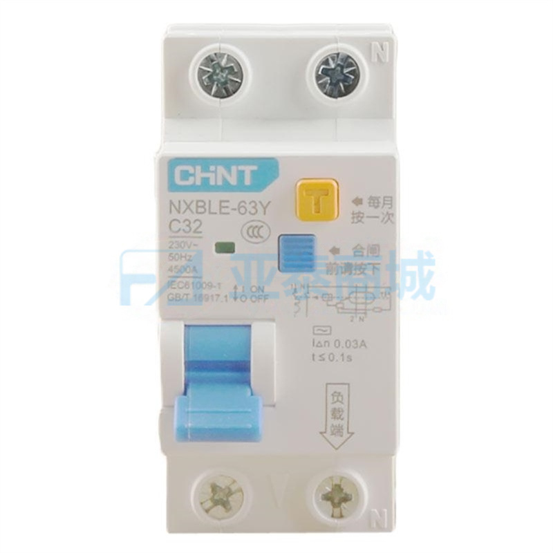 NXBLE-63Y 1P+N C32 0.03A 4.5kA
